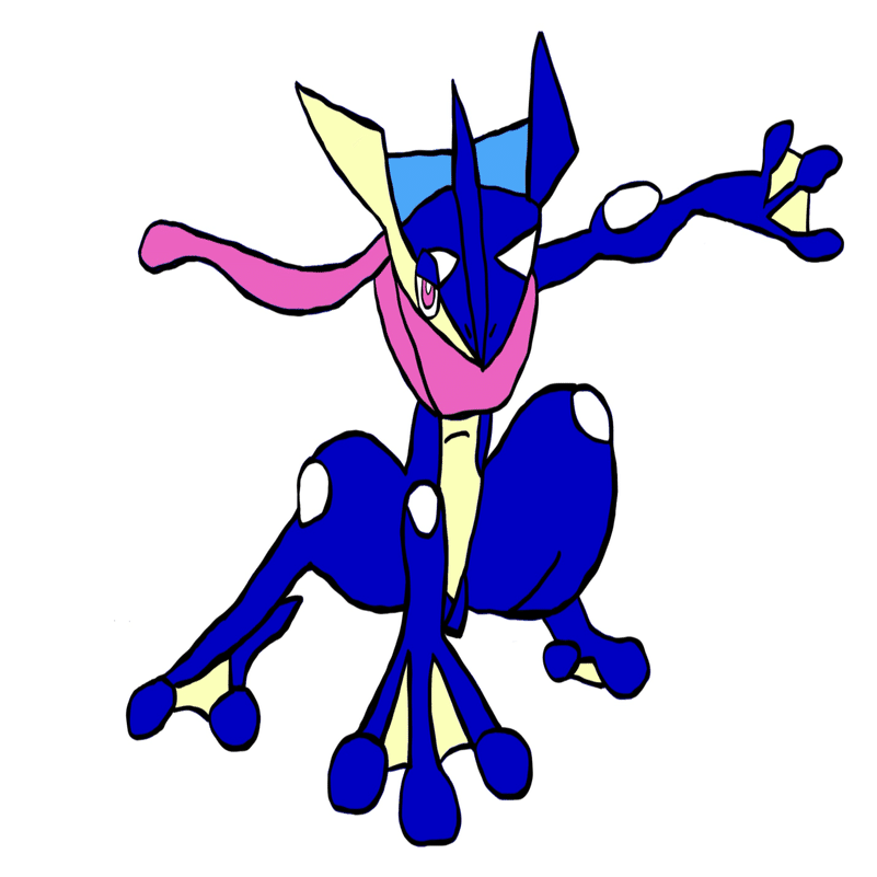 ゲッコウガのイラスト｜馬場貴也