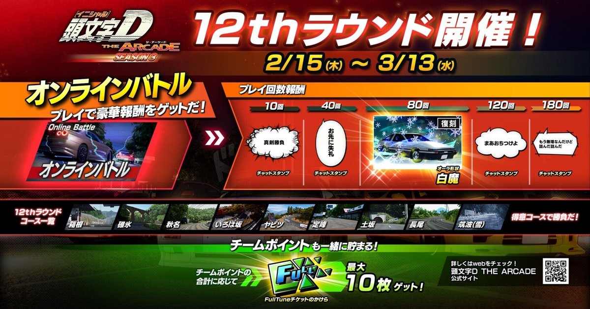 頭文字DTHE ARCADE12thラウンド考察|SUGAKNEE/すがにぃ 頭文字DTHE ARCADE12thラウンド考察|SUGAKNEE/すがにぃ