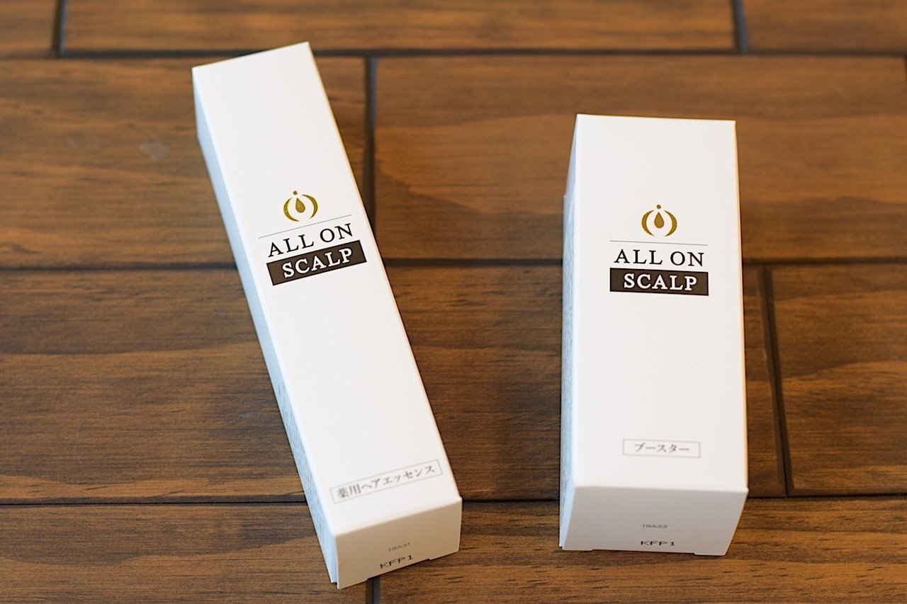 【新品未使用】 ALL ON SCALP オールオンスカルプ ヘアエッセンス(育毛剤)＋ブースター(ヘアローション)各50ml + ISOPRO ドン 様専用 オールオンスカルプケア ＜薬用＞Hanaoスカルプエッセンス