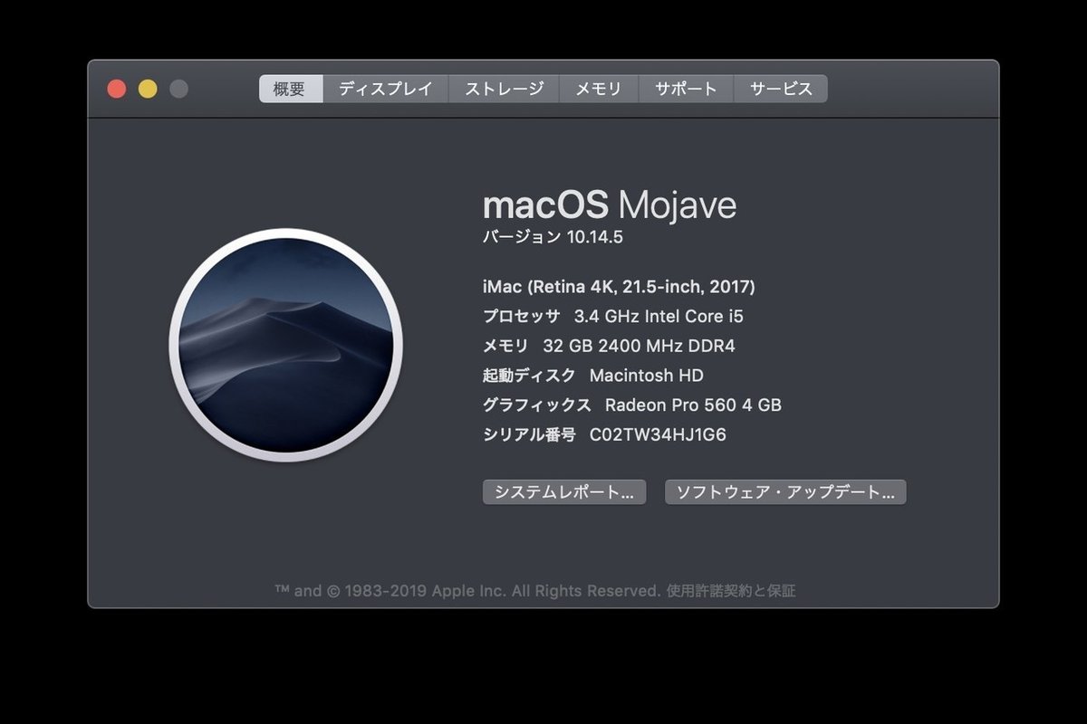 iMac Retina 4K 21.5-inch 2017 メモリ増設32GB iMac (Retina 4K, 21.5-inch, 2017) NVMe SSD化 メモリ増設