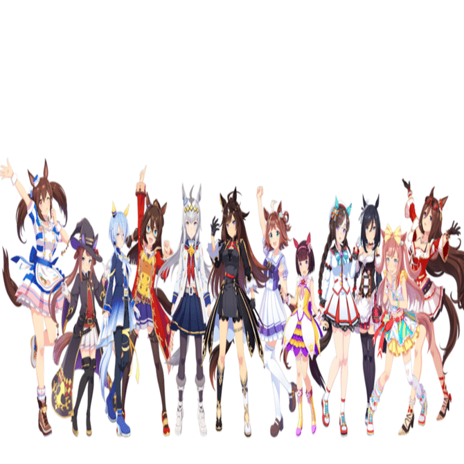 ウイポ10対応 父系統別一覧 ウマ娘（実際の競走馬のモチーフ）血統