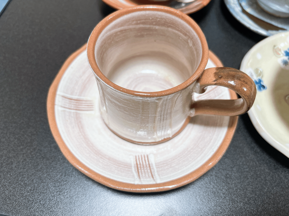 渡辺志野　カップ 陶芸作家渡辺志野コーヒーカップ