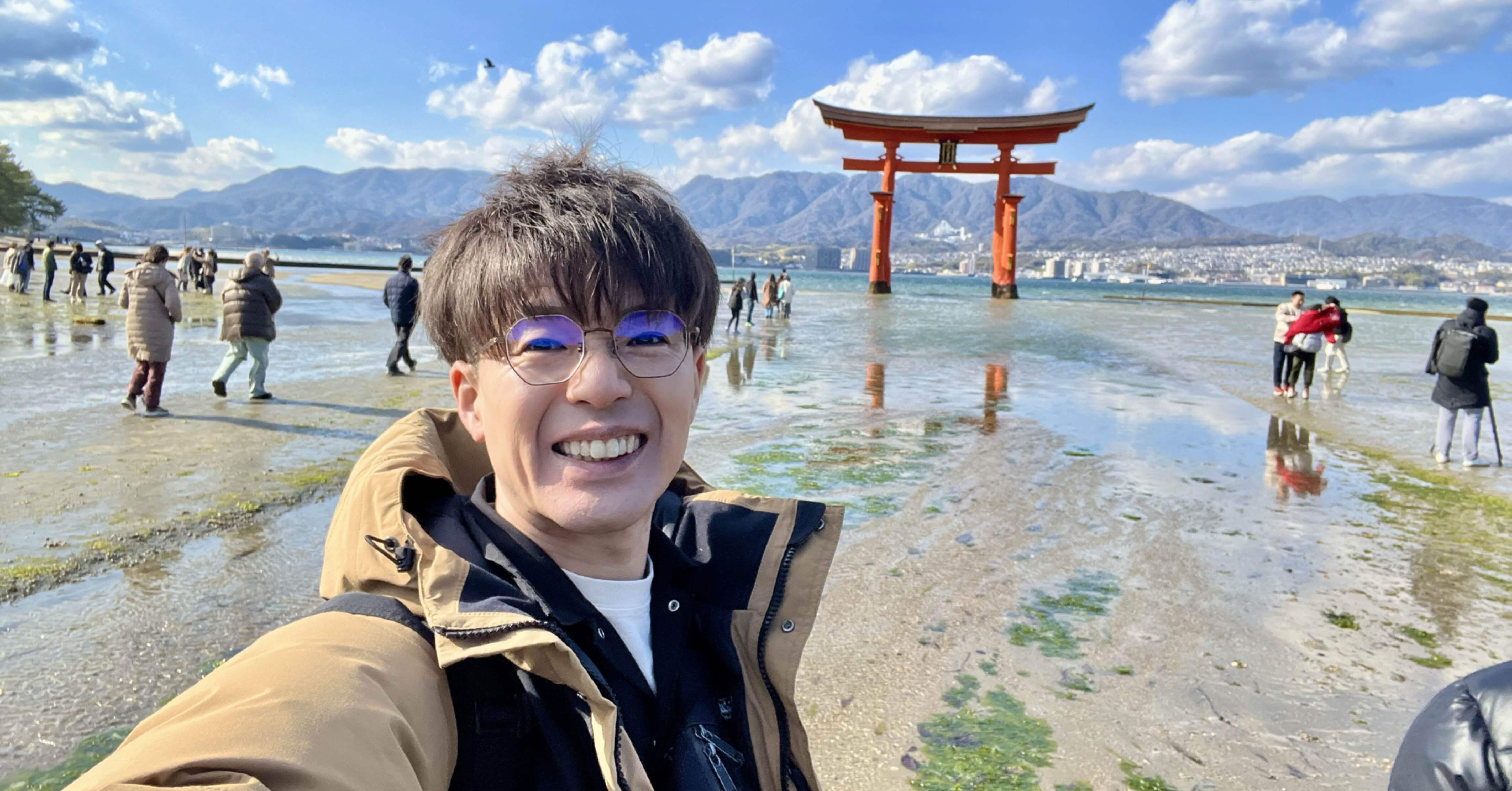 一人で厳島神社へ！！｜アイロンヘッド辻井