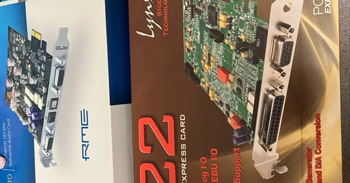 オーディオインターフェース】PCIeカードタイプのRME HDSPe AIO Pro と 