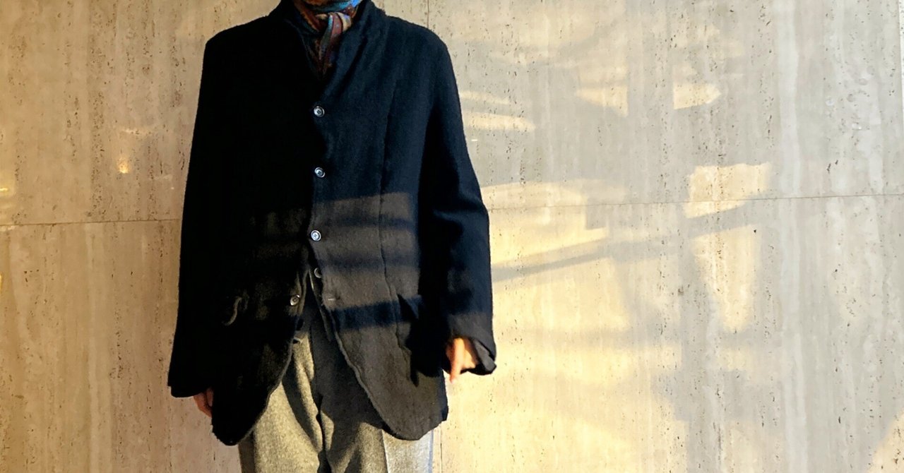 COMME des GARCONS SHIRT 縮絨ポリテーラードジャケット