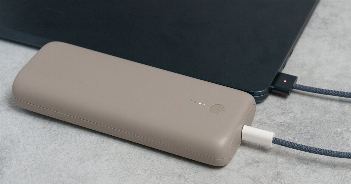 MacBook Air M1 本体バッテリー残量100% （Macの充電器について
