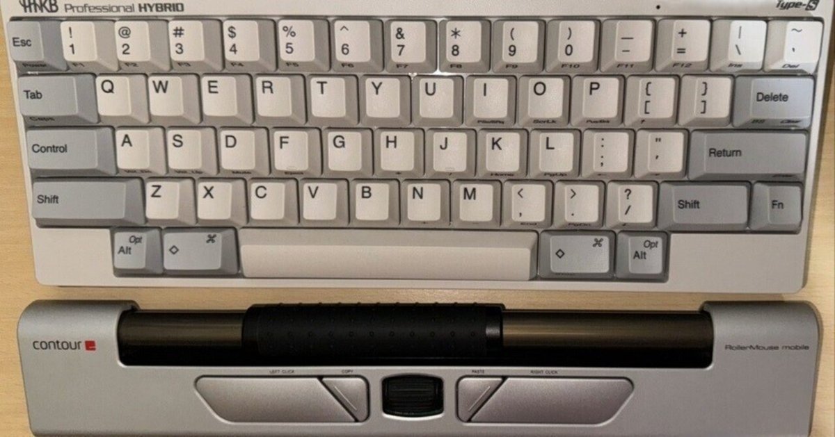 RollerMouse Mobile】リストレストとマウスの機能が合体した