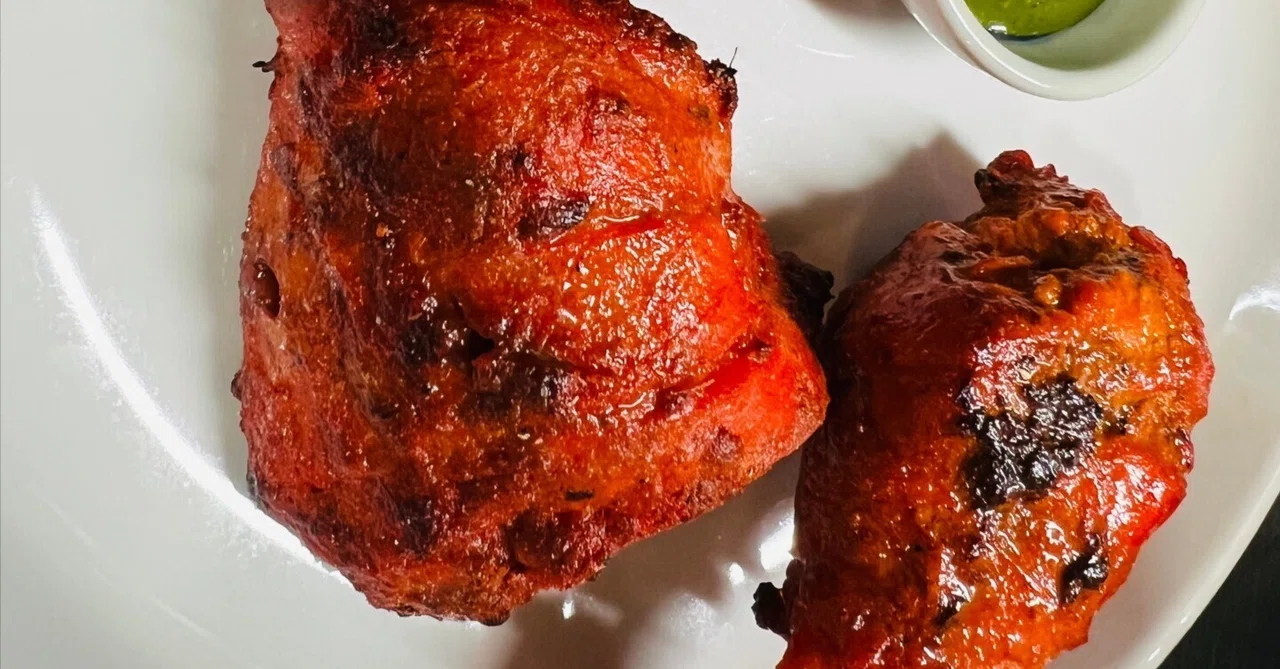 タンドリーチキン 炎マサラのタンドリーチキン（Tandoori Chicken 2P）｜炎マサラ本格