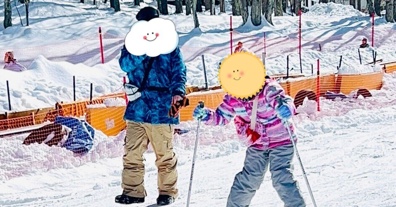 徒然日記 初めてのスキー[20年ぶり？の池の平ホテル]②(1人で滑れた娘の横で…)｜まつかほ(STORYマルシェ)
