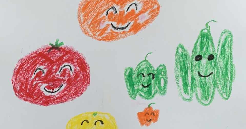 夏野菜が迫力の絵本 トマトさん ナカムラコウ Note