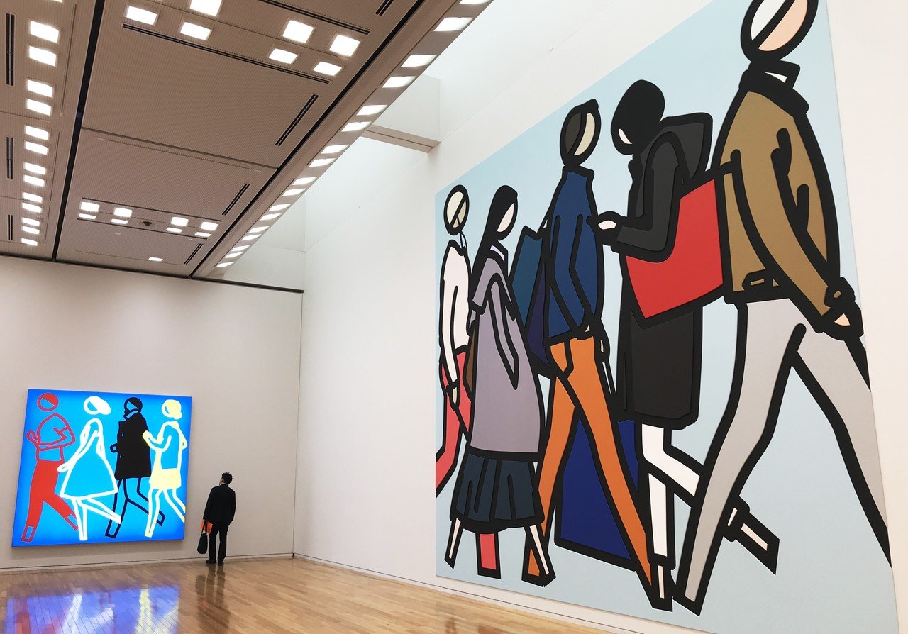ジュリアン・オピー 展覧会 招待状（2014年） ジュリアン・オピーが見せる「物語」。日本では11年ぶりの美術館