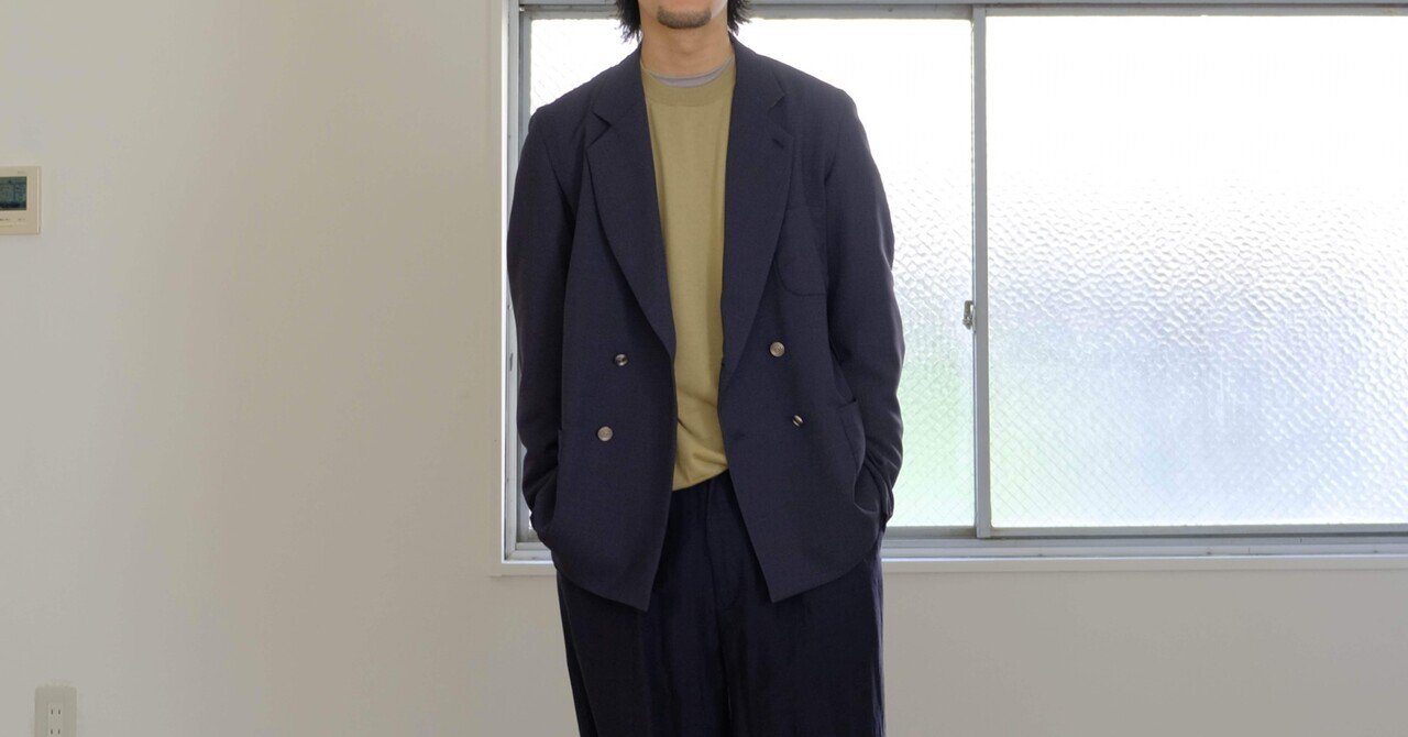 m's braqueが作るネイビーブレザー｜水岡
