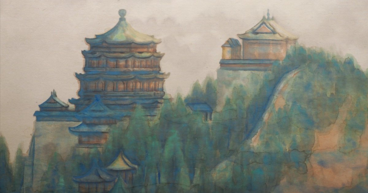 日本人の海外志向が強かった時代に、前田青邨が描いた中国