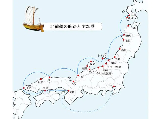 歴史】 『北前船』 について｜江戸っ子