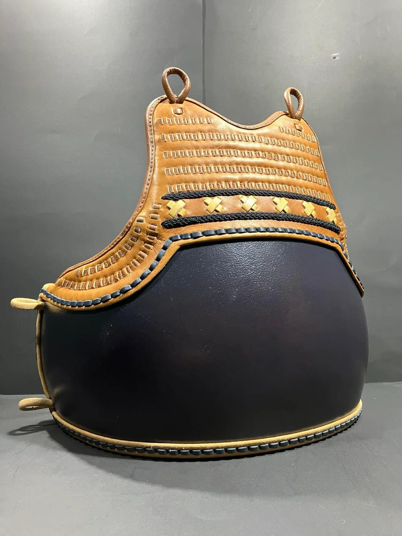 h3622◇胴単品◇竹胴60本立◇岡田朴剣堂作◇一天塗◇三階松胸◇二本足 