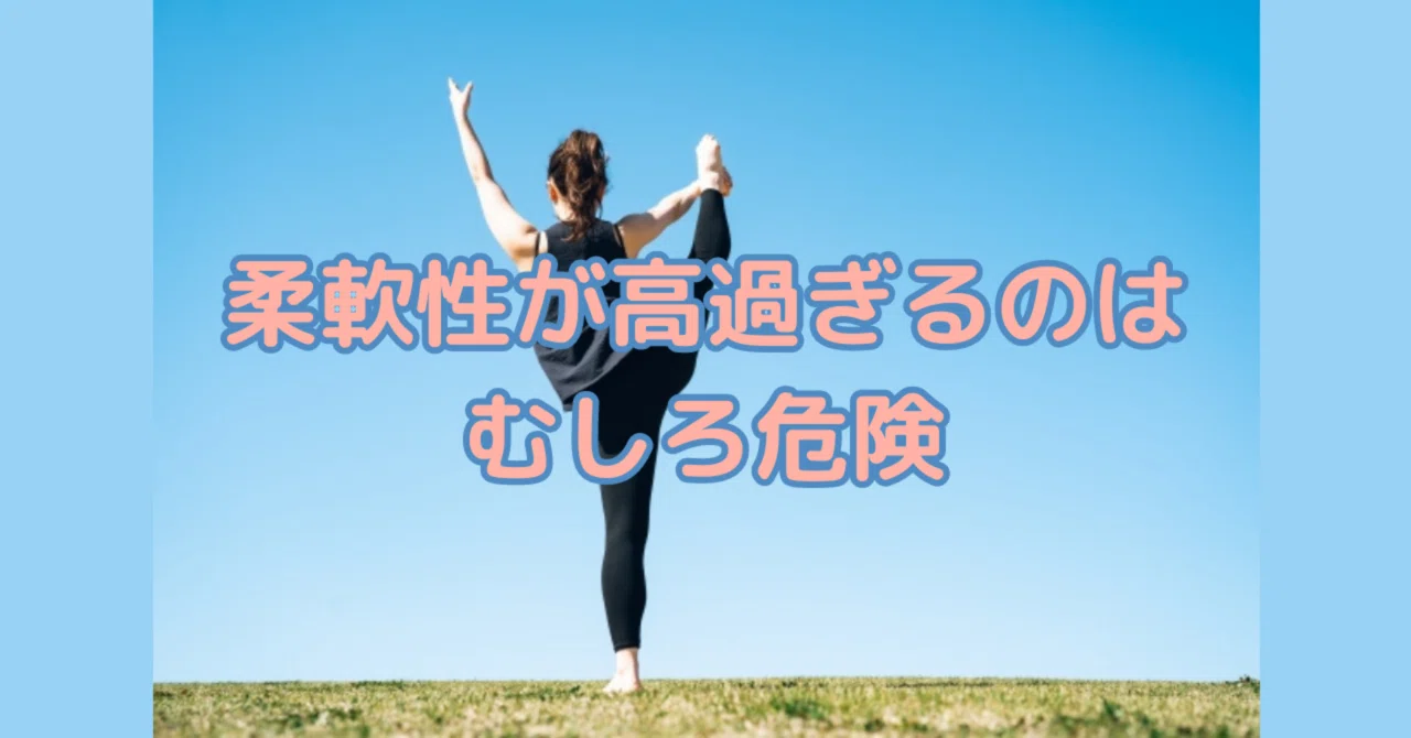 柔軟性が高過ぎるのはむしろ危険|dr_kohjimiyazaki