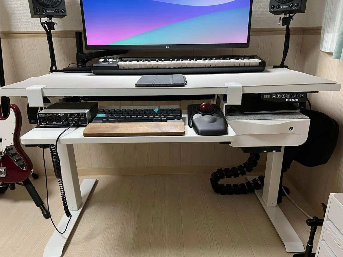 FLEXISPOT キーボードスライダーをつけた｜KK