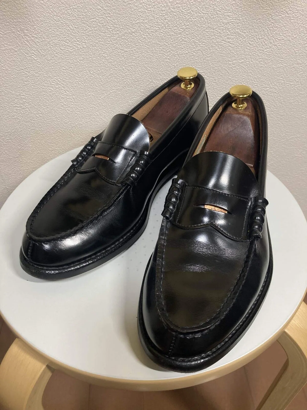 リーガル ローファー 半年経年変化