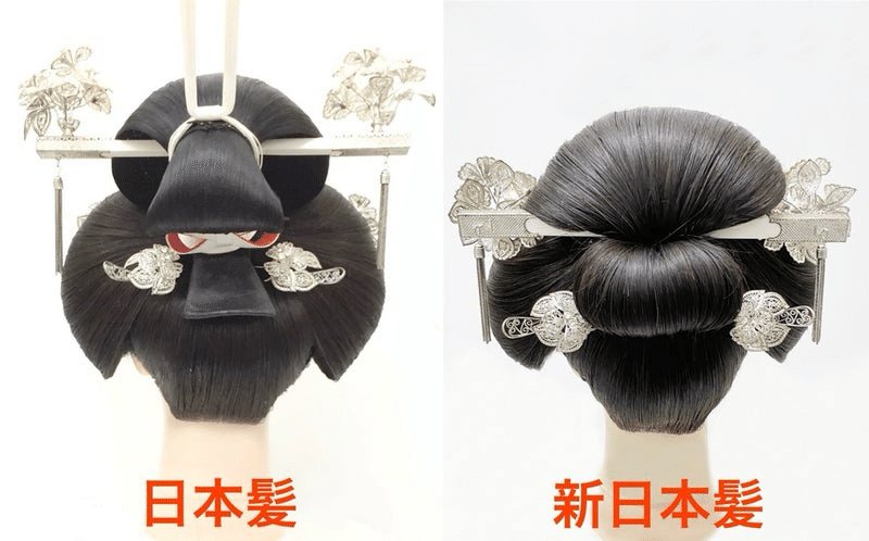 日本髪』と『新日本髪』の違い｜地毛結い日本髪 nihongami
