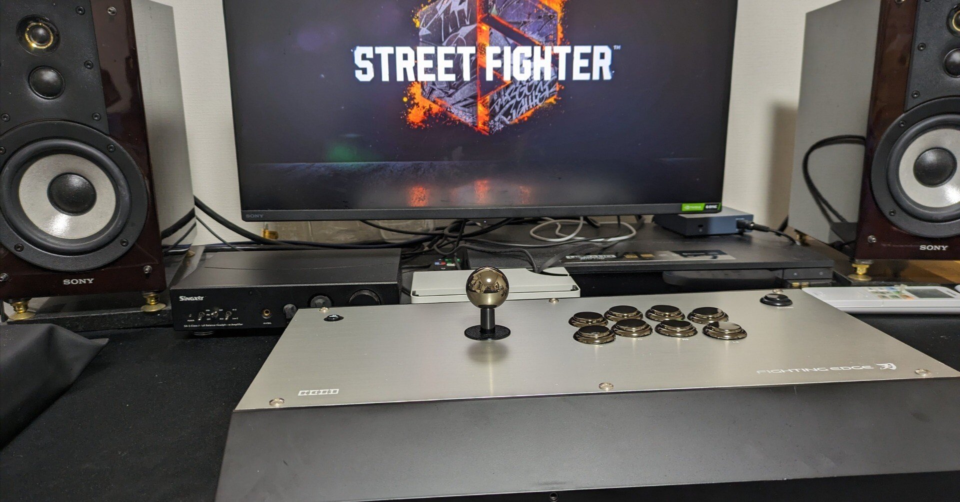 アケコン改造のすゝめ：ファイティングエッジ刃のレバー・ボタンを三和