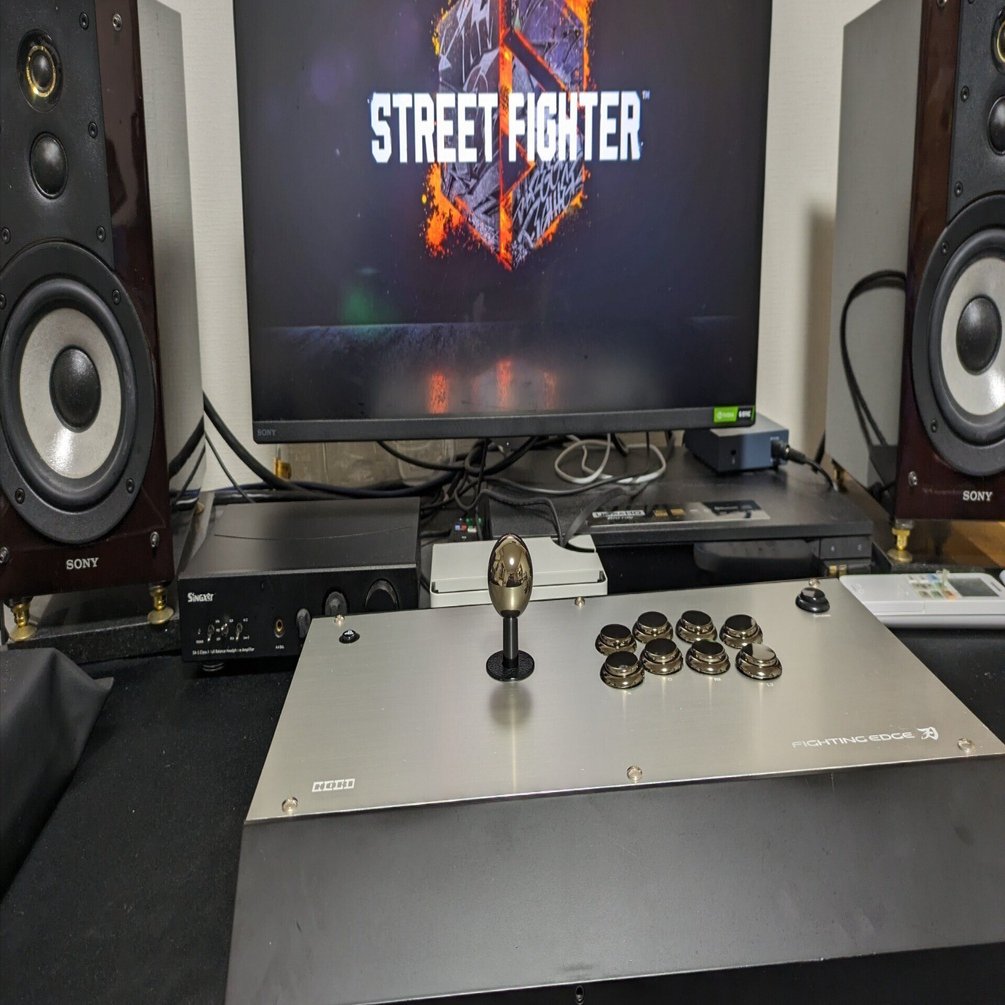 アケコン改造のすゝめ：ファイティングエッジ刃のレバー・ボタンを三和