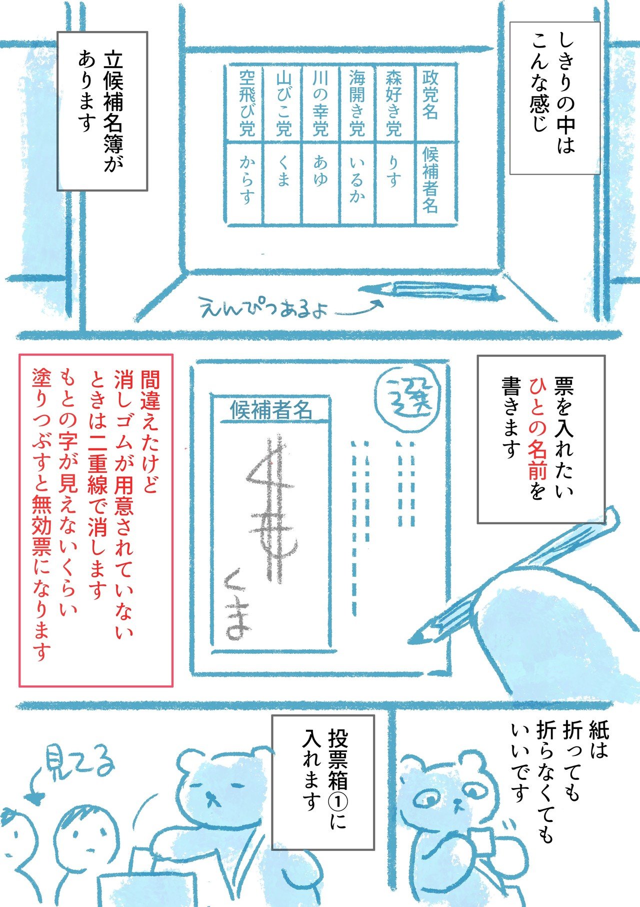 明日初めて投票に行こうかなと思ってる人向けの漫画です 朝陽 昇 Note 明日初めて投票に行こうかなと思ってる人向けの漫画です 朝陽 昇 Note