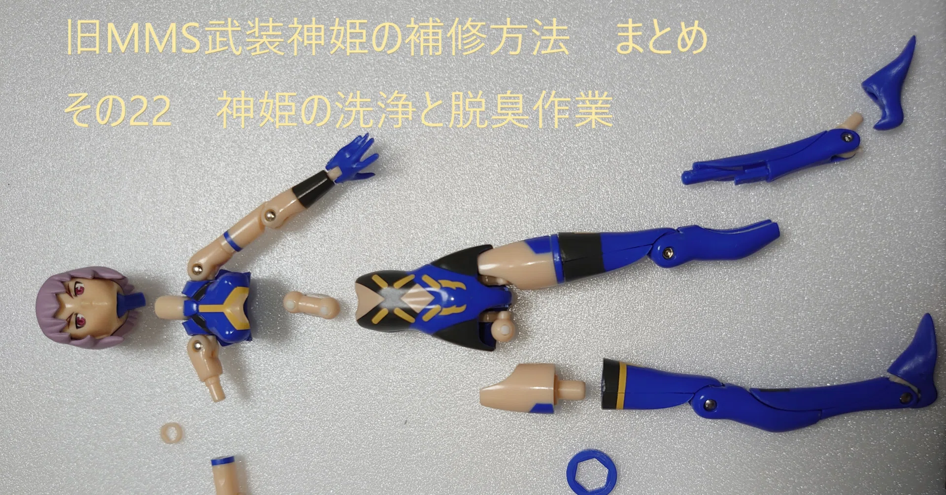 神姫の洗浄と脱臭作業｜深波 月夜