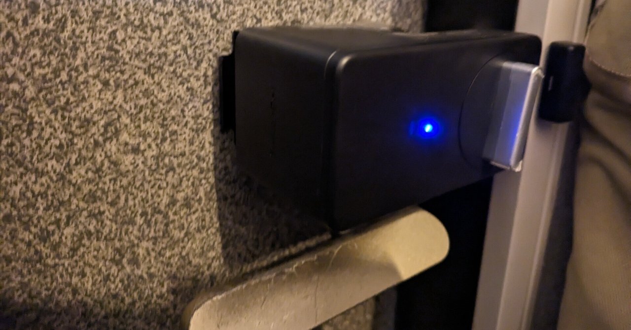 SwitchBot】 「スマートロック 指紋認証パッド セット」 の電池