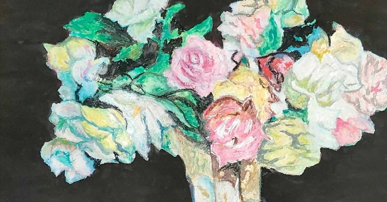 学芸美術 画家の心 第45回「安井曽太郎 薔薇 1932年作」｜黒川 正弘