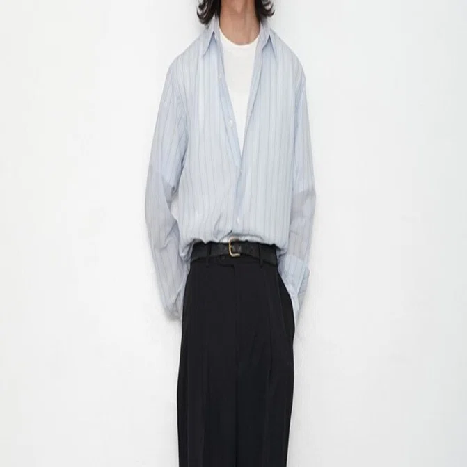 2024 S/S】【AURALEE オーラリー】HARD TWIST FINX ORGANDY STRIPE