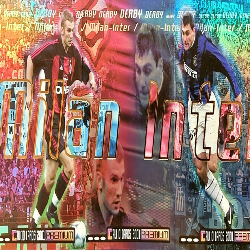 2001 PANINI CALCIO MILAN GATTUSO ジャージカード