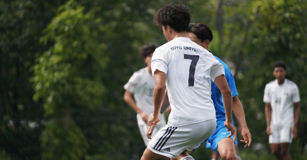 橘珠里 常に考える 1年 上西剛史｜東洋大学体育会サッカー部