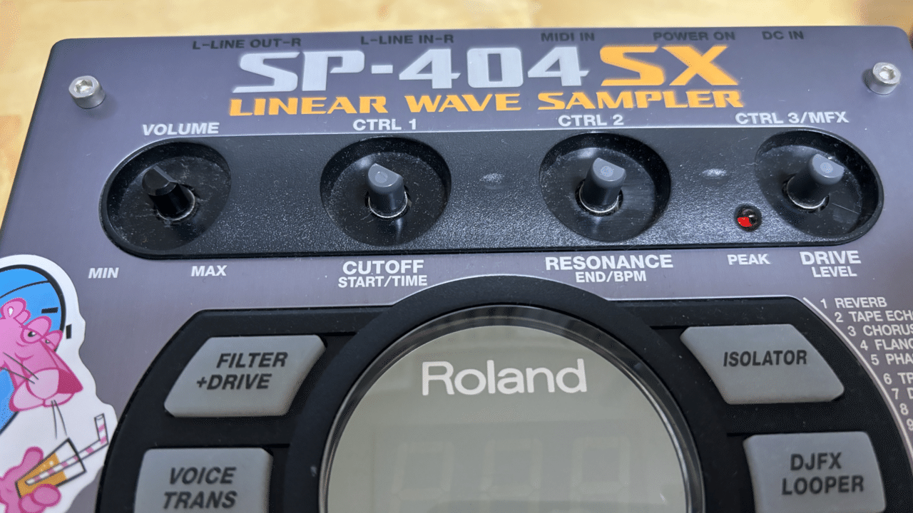 SP-404SXのツマミを交換した話｜makoto