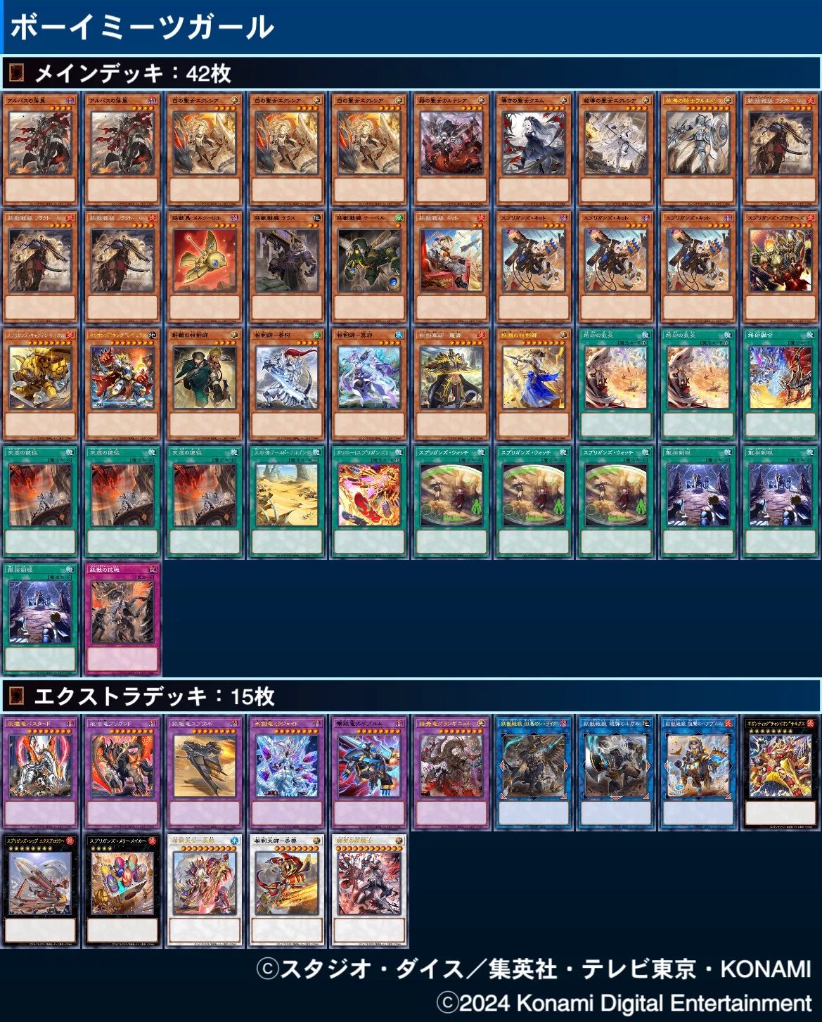 遊戯王】烙印教導鉄獣スプリガンズ相剣とか言う長いデッキ名のデッキを