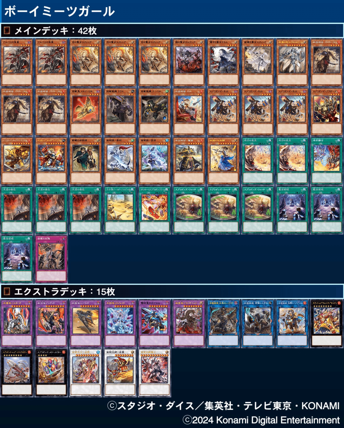 遊戯王】烙印教導鉄獣スプリガンズ相剣とか言う長いデッキ名のデッキを