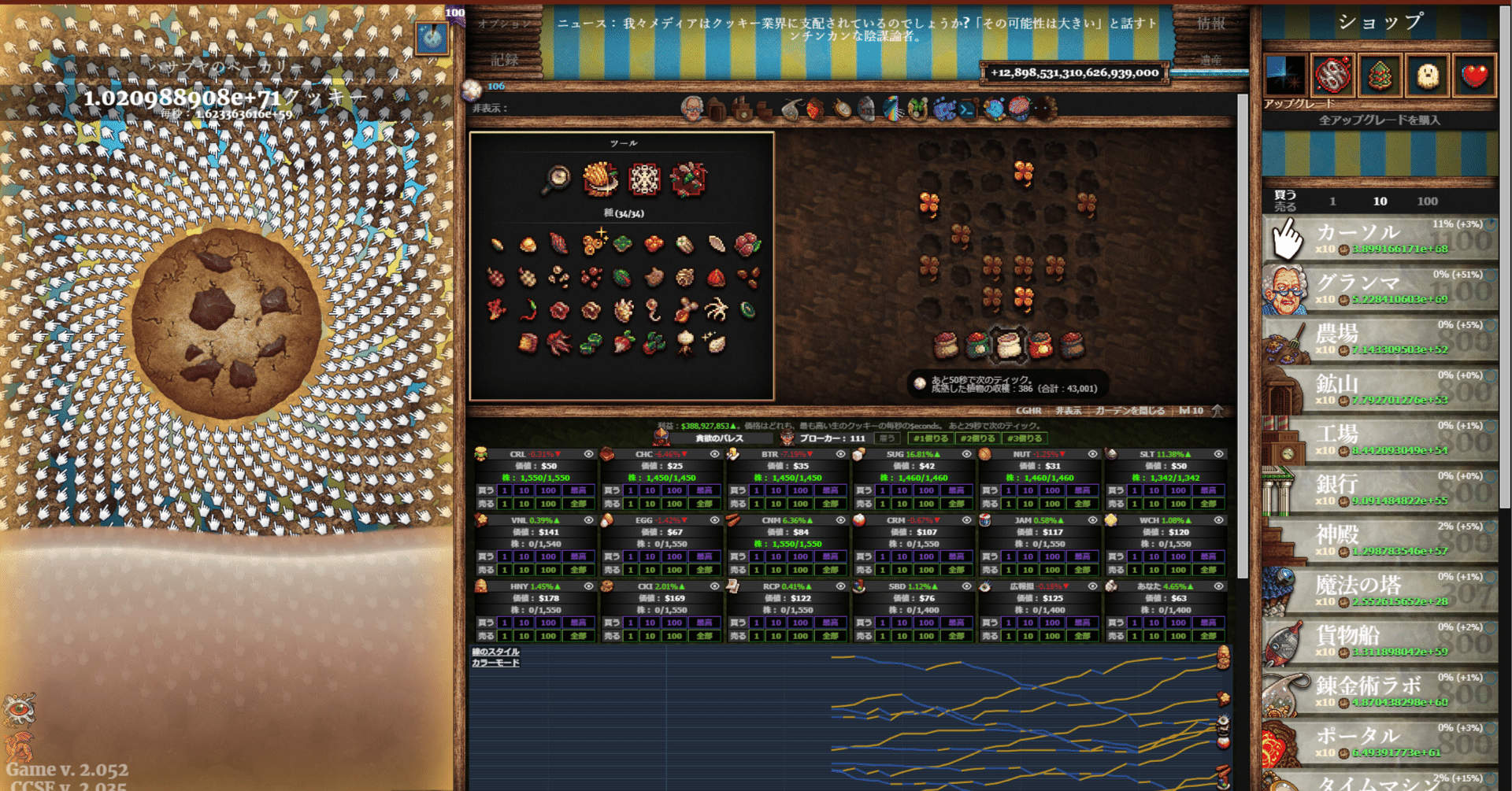 Cookie Clicker 楽しいよ｜hasabuya