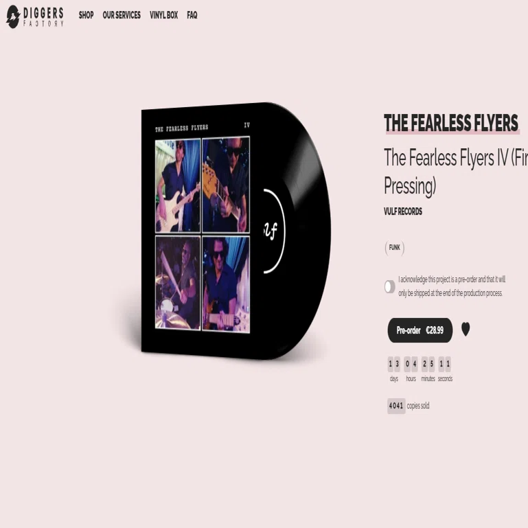 Vulfpeck（ヴォルフペック）のレコードを買ってみよう！【Diggers
