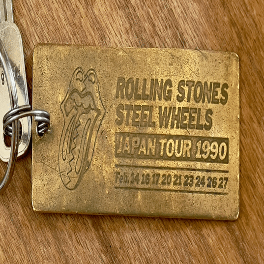 ローリングストーンズ　初来日記念　スティールホイールツアー　プロモグッズ ローリングストーンズ 初来日記念 スティールホイールツアー プロモ