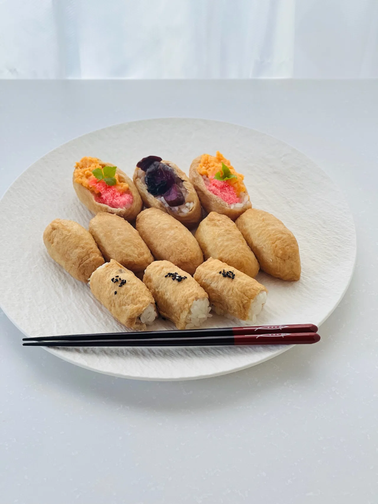 Inari Sushi with 6 Savory Toppings Video GF The Gastronomy Gal