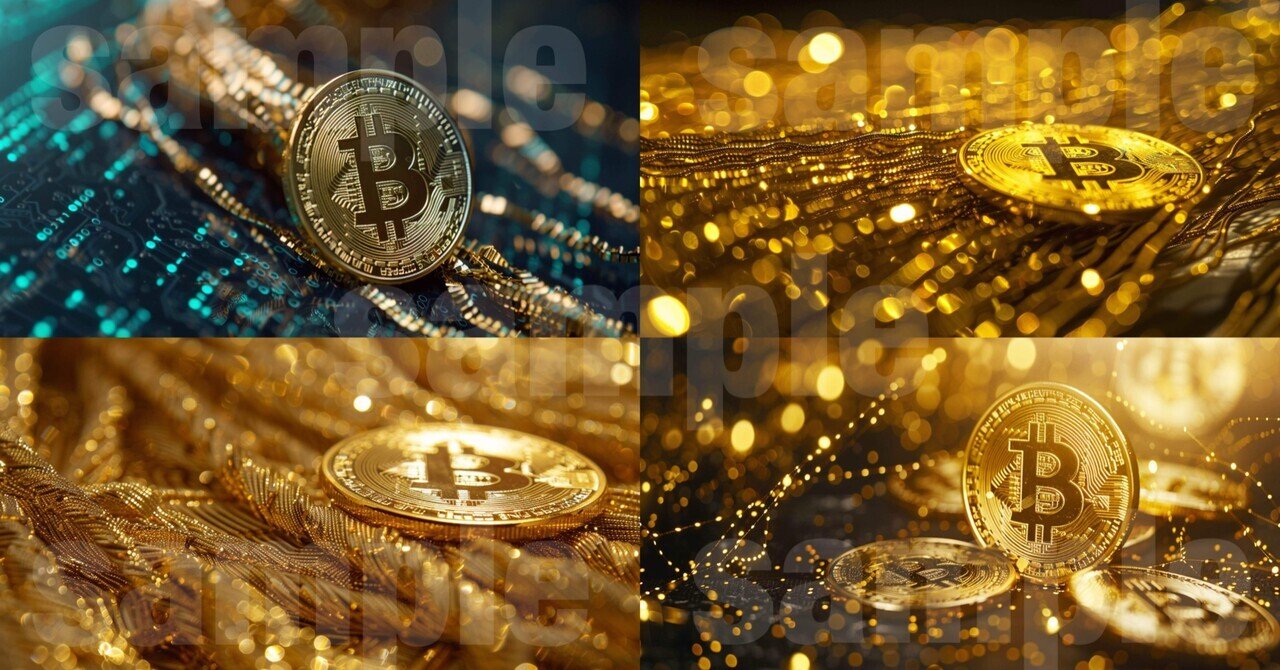 Midjourney / 仮想通貨【ビットコイン写真】を作る為のプロンプト(呪文)｜TOMOYA