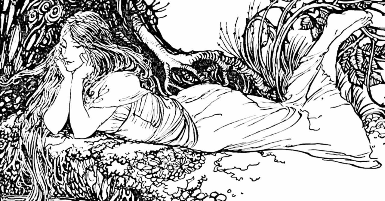 希少な初版 アーサー・ラッカム挿画本『ウンディーネ』1909年 全図15枚揃い 希少 美品 1909年 初版「ウンディーネ」UNDINE アーサーラッカム