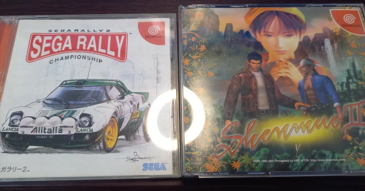 40：SEGA Dreamcast 3000　ゲームソフト　各4点　ジャンク Dreamcastの掘出し物ジャンク「SEGA RALLY2」「Shenmue 2」を遊ぶぞ