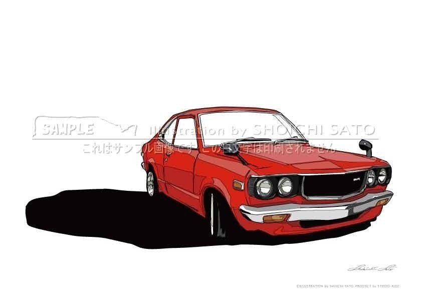 マツダサバンナ サバンナポスター サバンナRX-3 840×600 ワークス