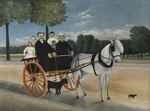 アンリ・ルソー 「ジュニエ爺さんの馬車」リトグラフ　エディションナンバー入り ジュニエ爺さんの馬車｜東京備忘録