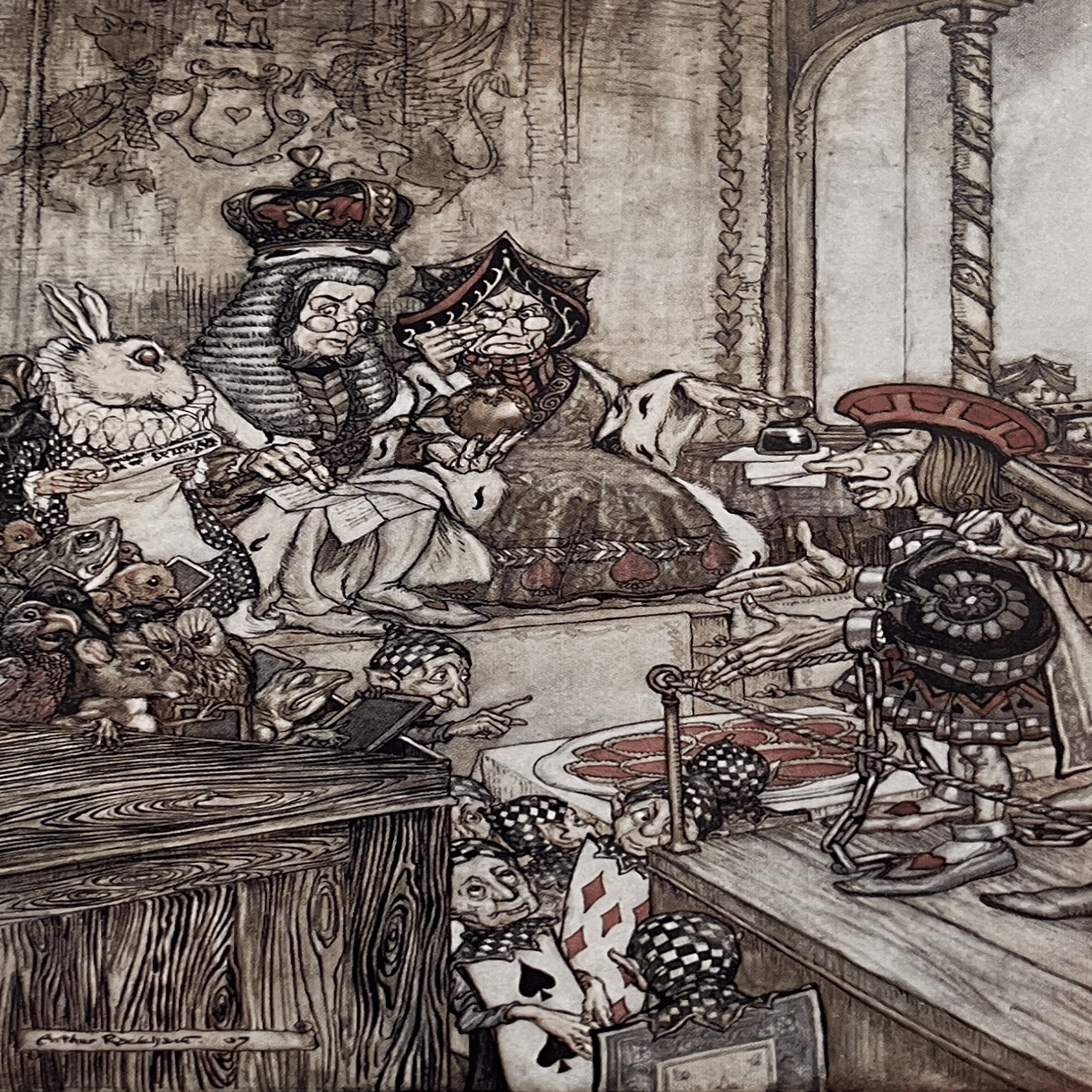 ルイス・キャロル、アーサー・ラッカム『不思議の国のアリス』1907年