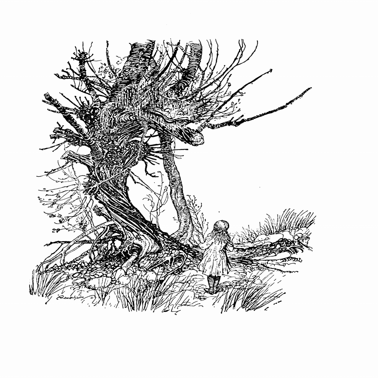 ルイス・キャロル、アーサー・ラッカム『不思議の国のアリス』1907年