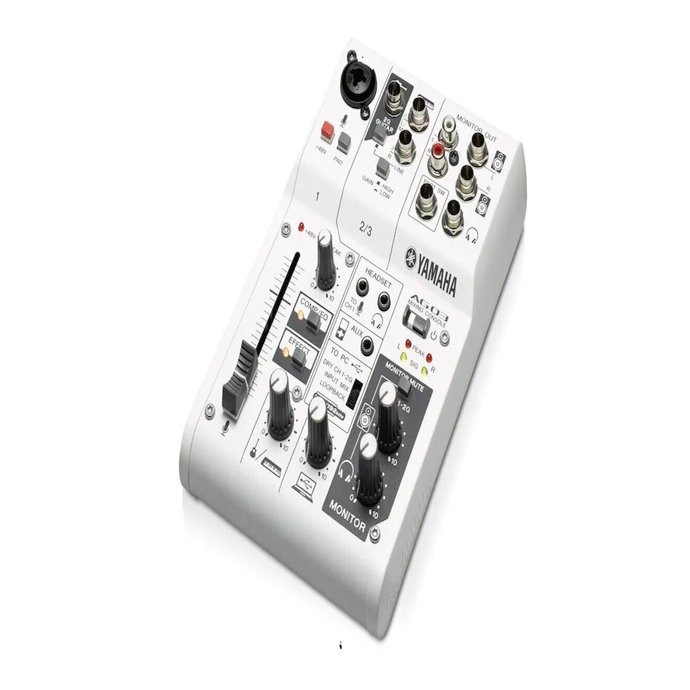 AG03MK2 3-Channel Loopback Audio USB Mixer - Yamaha USA