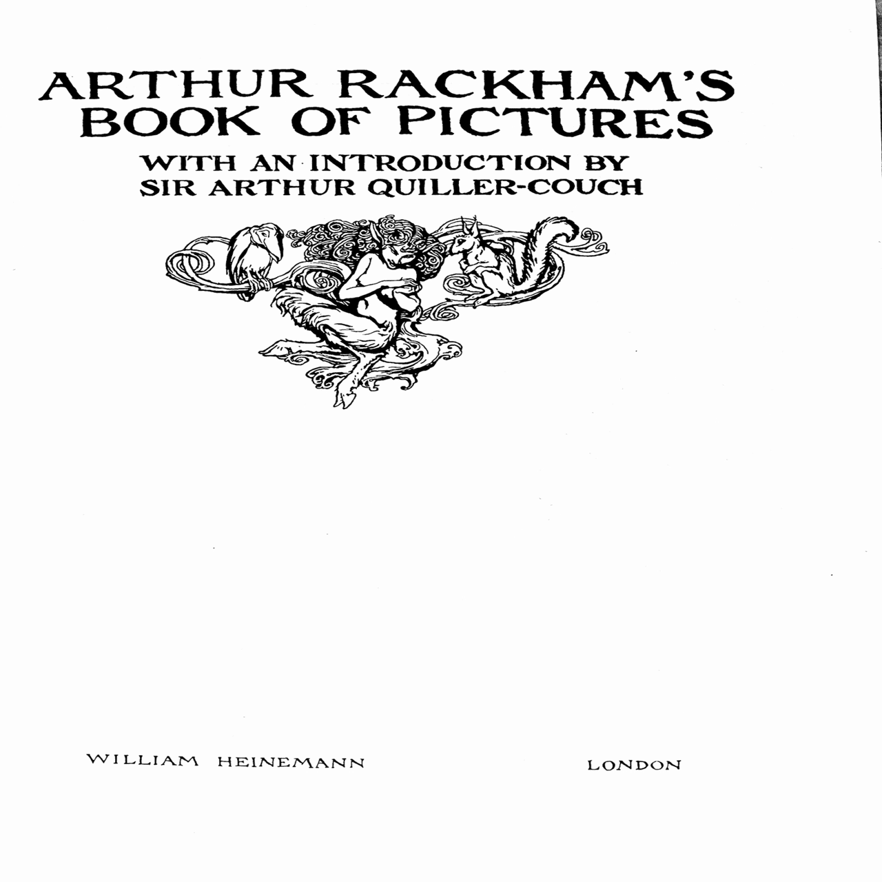 アーサー・ラッカム『ブック・オブ・ピクチャーズ』1913年初版｜Shelk🦋