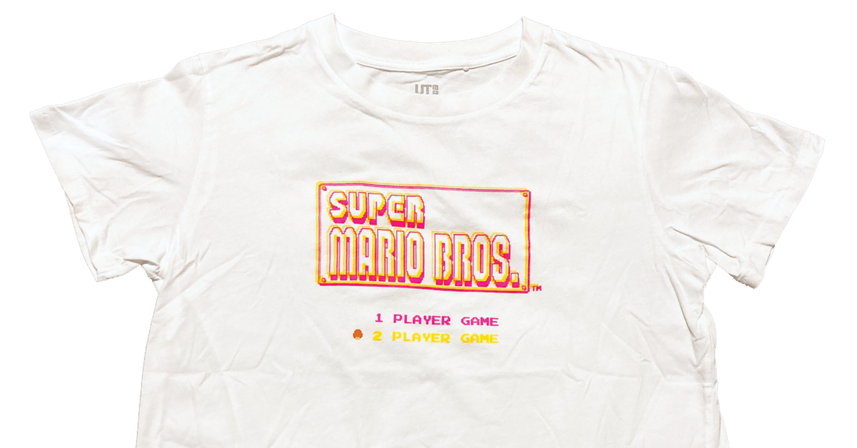 スーパーマリオブラザーズ　Tシャツ　ニンテンドーミュージアム スーパーマリオブラザーズTシャツニンテンドーミュージアム