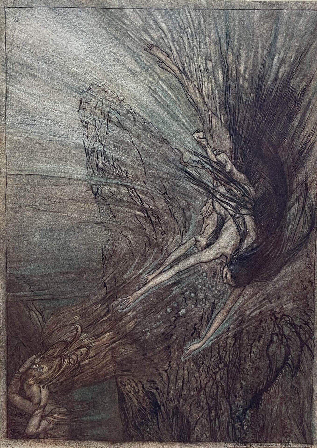 リヒャルト・ワーグナー、アーサー・ラッカム『ニーベルングの指環